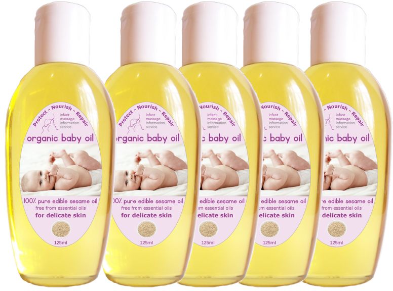 Organic Massage Oil - Economy 5 Pack (25% OFF)