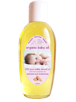Organic Baby Massage Oil - Almond 125mL