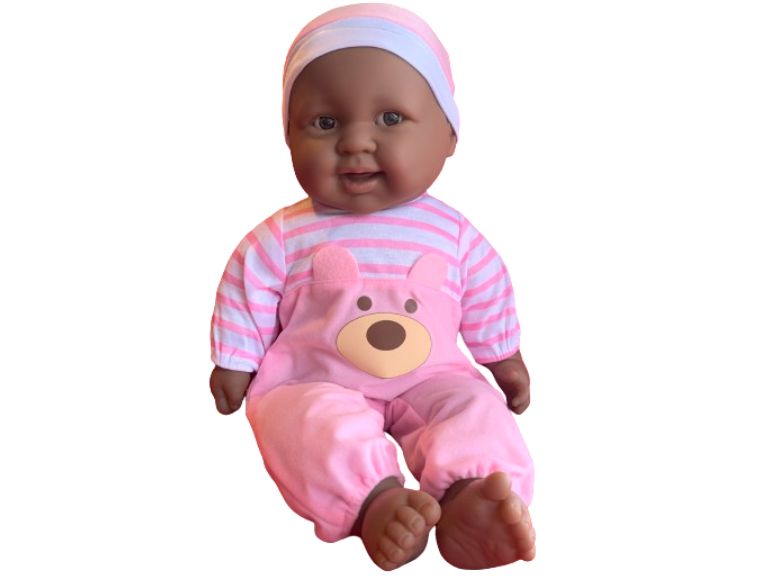 Dark Skin Tone Baby Massage Demonstration Doll